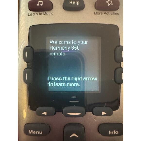 Logitech Harmony 650 Infrared All in One Remote Control, Universal Remote - Picture 3 of 11